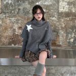 Áo Len Cổ Lọ Ngôi Sao – Ấm Áp Chuẩn Y2K Cá Tính